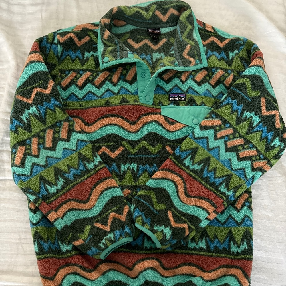Patagonia kids synchilla size Large